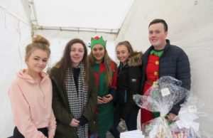 Punters at the Christmas Market in Mountmellick