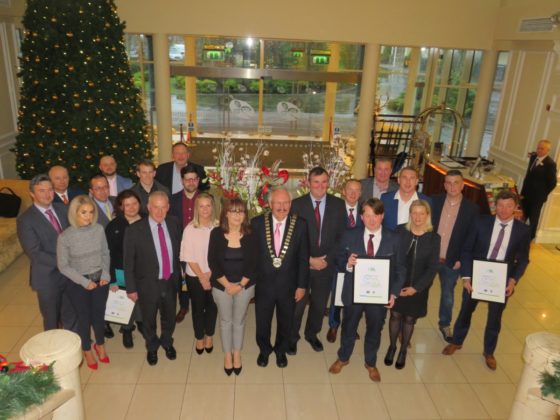 All of the candidates at the Laois Young Entrepreneur Awards