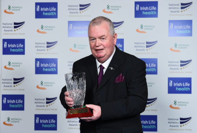 Outstanding Official St Abban's Pat Kelly Irish Life Health National Athletics Awards 2017 at Crowne Plaza in Santry, Dublin