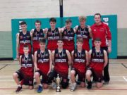 The Portlaoise CBS team who won the Midlands Basketball final