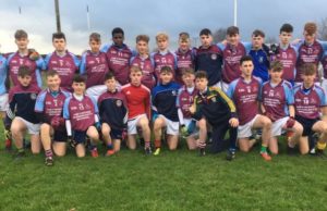 The Heywood team who were defeated by St Kieran's this afternoon
