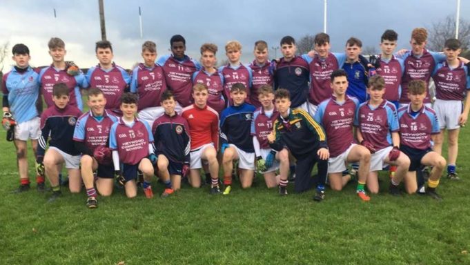 The Heywood team who were defeated by St Kieran's this afternoon