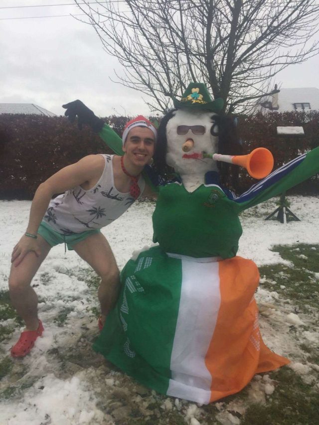 The best snowmen in Laois are here