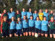 The Scoil Chriost Rí team which were defeated yesterday