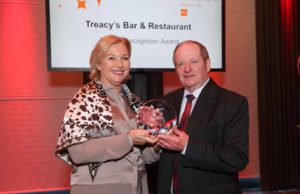 Treacy's Bar and Restaurant received a Road Safety Authority award