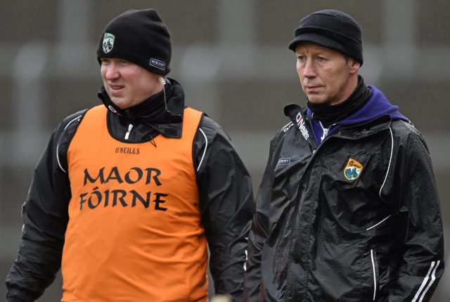 Ciaran Carey and Mark Foley will be on the sideline for Slieve Bloom this year