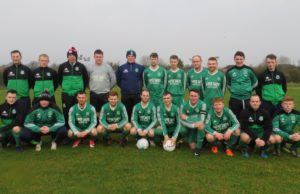 The Stradbally Town team that won after a penalty shoot out this morning
