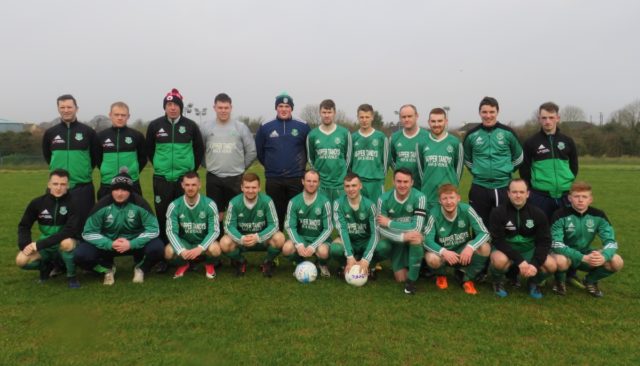 The Stradbally Town team that won after a penalty shoot out this morning