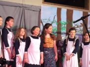 Members of the Wolfhill Panto on stage