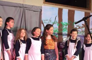 Members of the Wolfhill Panto on stage