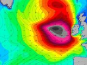 Storm Eleanor hit the country overnight