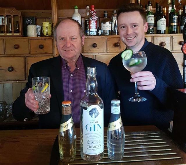 Tommy Treacy and Niall Treacy with their new brand of gin