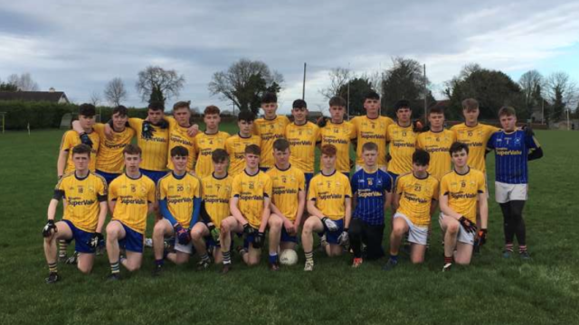 The Colaiste Iosagan team who took on Kilcock