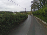 Dangerous bend in Timahoe
