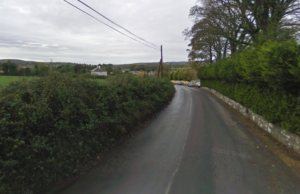 Dangerous bend in Timahoe