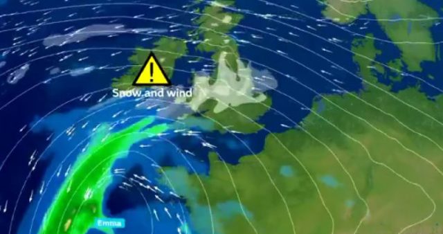 Storm Emma is on the way