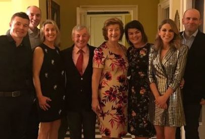 Brian ODriscoll and Amy Huberman were in Laois