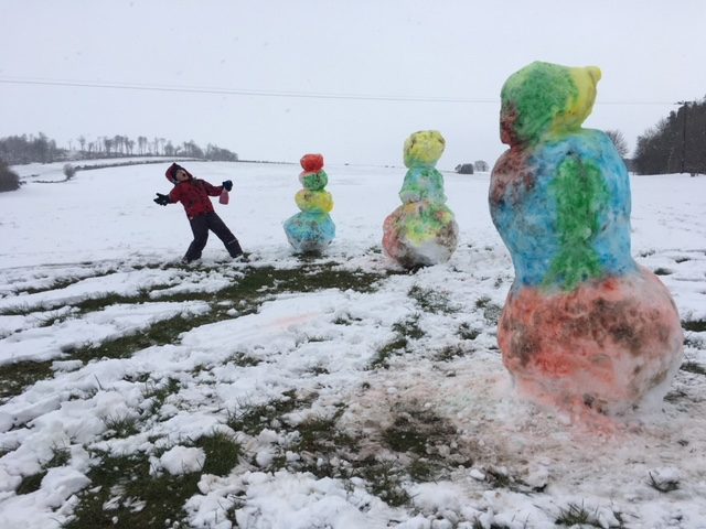 Carol Sheehy from Stradbally comes face to face with the Beast form the East!