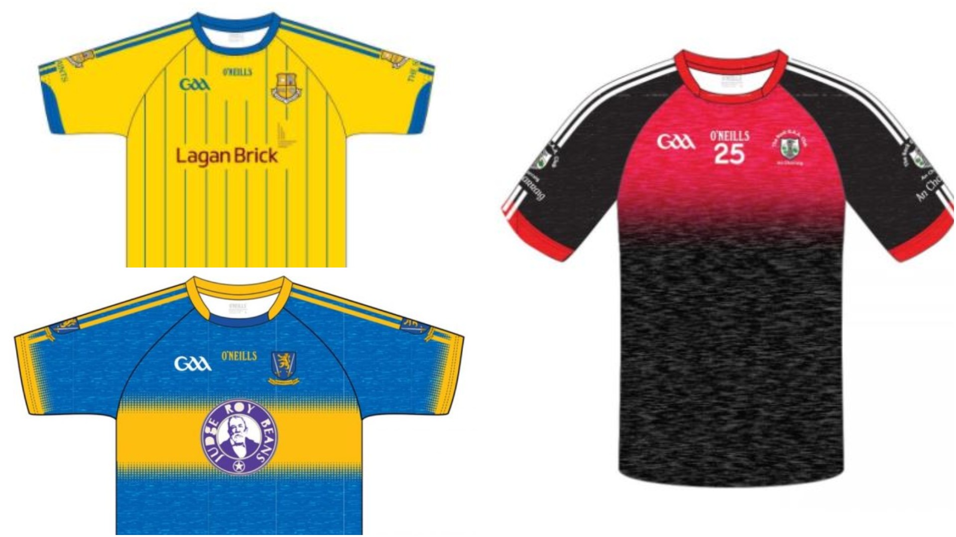 blue and yellow gaa jersey