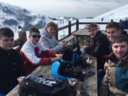 Members of Portlaoise CBS enjoying their skiing trip