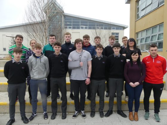 Ireland rugby international Sean Masterson helped launch the Portlaoise CBS fundraising drive to get to Zambia