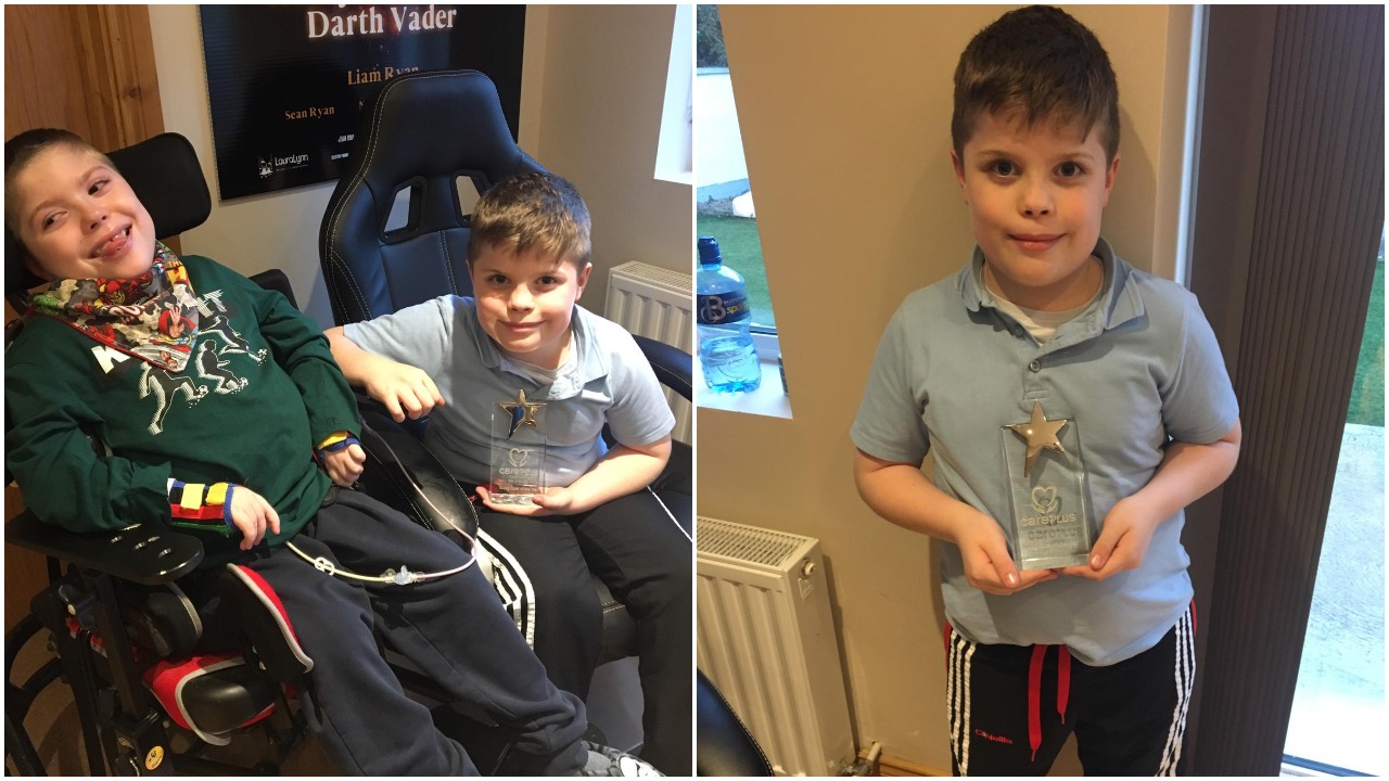 Leinster’s youngest ever Carer of the Year speaks about his love for his brother