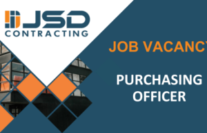 Purchasing Officer required for JSD Contracting Portlaoise