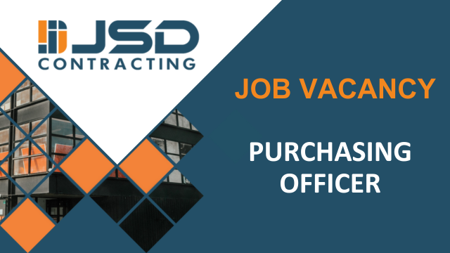 Purchasing Officer required for JSD Contracting Portlaoise