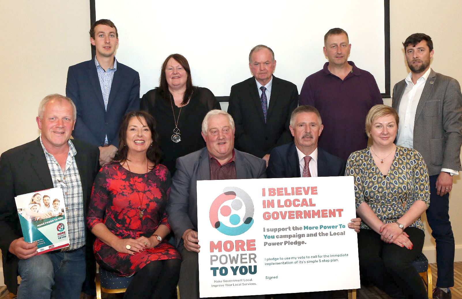 In Pictures: Election candidates sign pledge to revamp Local Goverment