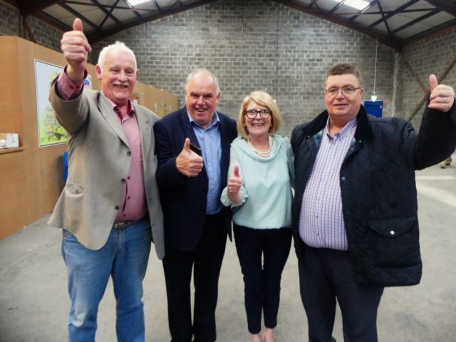 Cllr Paddy Bracken, left, elected as chairman of Borris-Mountmellick Picture: Julie Anne Miller