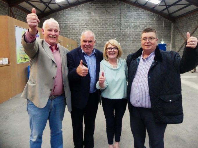 Cllr Paddy Bracken, left, elected as chairman of Borris-Mountmellick Picture: Julie Anne Miller