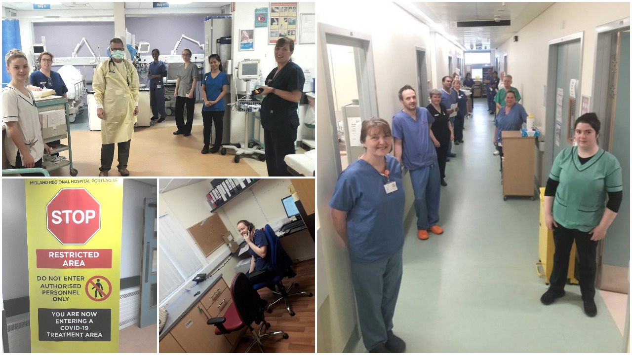 In Pictures: Portlaoise Hospital triple number of ICU beds as Coronavirus pandemic continues In Pictures: Portlaoise Hospital triple number of ICU beds as Coronavirus pandemic continues