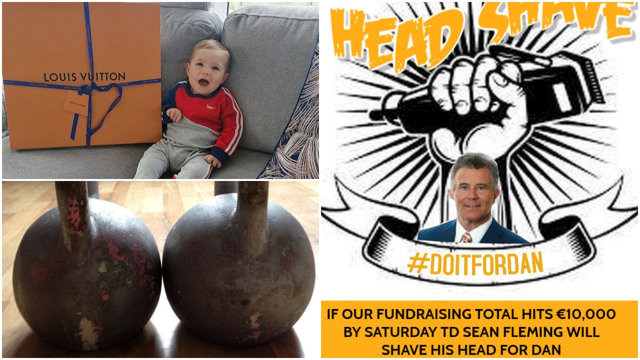 Do It For Dan: Louis Vuitton giveaway, TD head shave and burpees to Boston  - Laois Today