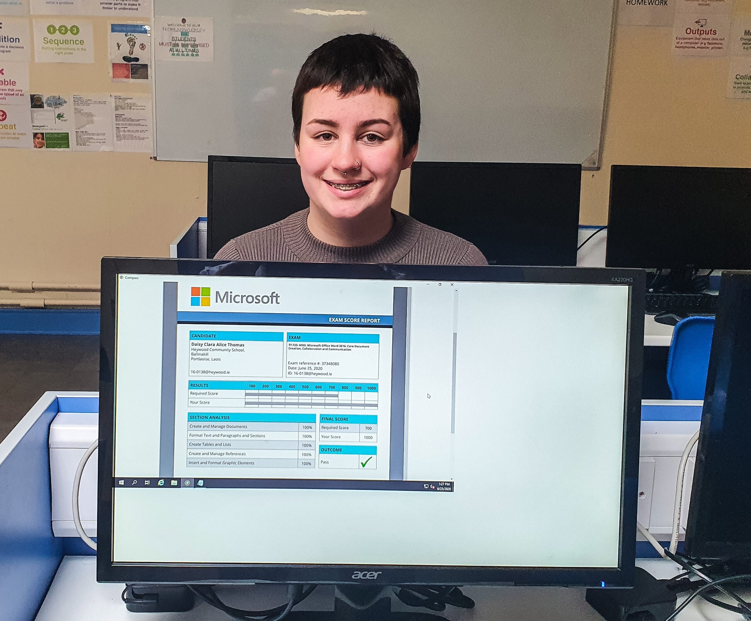 16-year-old Laois student wins Microsoft competition in Ireland and the UK 16-year-old Laois student wins Microsoft competition in Ireland and the UK