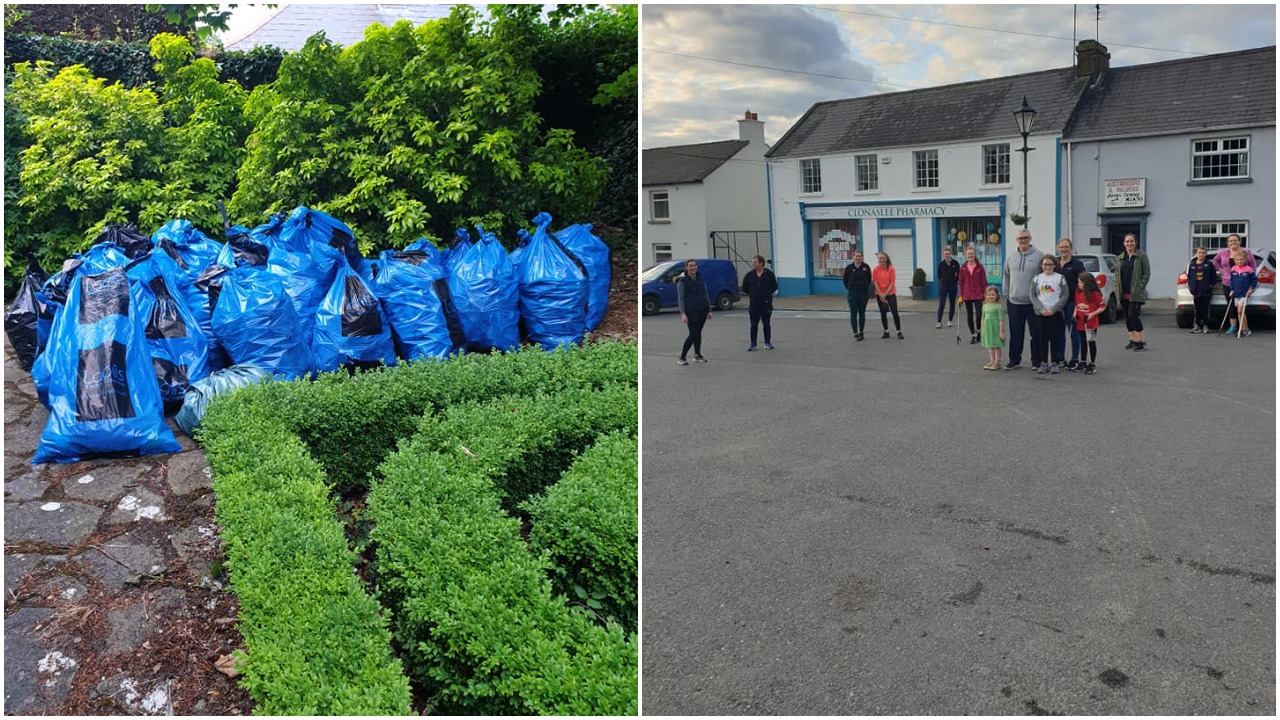 In Pictures: Laois village comes together to clean up disgusting rubbish
