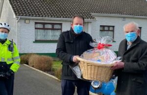 Michael Dunne with Garda Anderson in Portarlington
