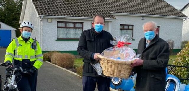 Michael Dunne with Garda Anderson in Portarlington