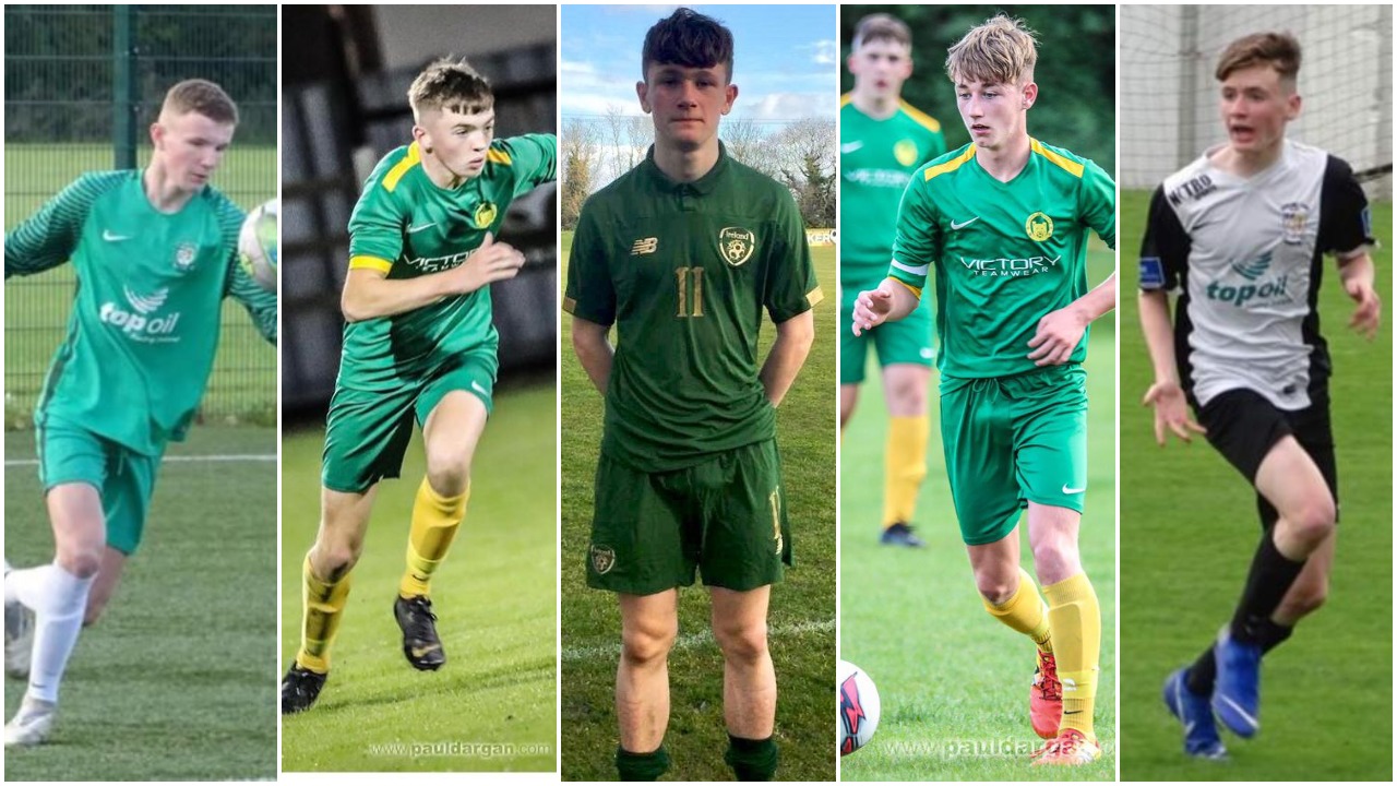 Host Of Laois Teenagers Sign For League Of Ireland Clubs Ahead Of New Season Laois Today