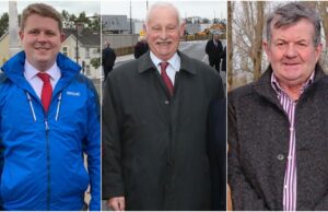 Laois County Councillors Conor Bergin, Paddy Bracken and Ollie Clooney clashed over the allocation of funding for local roads
