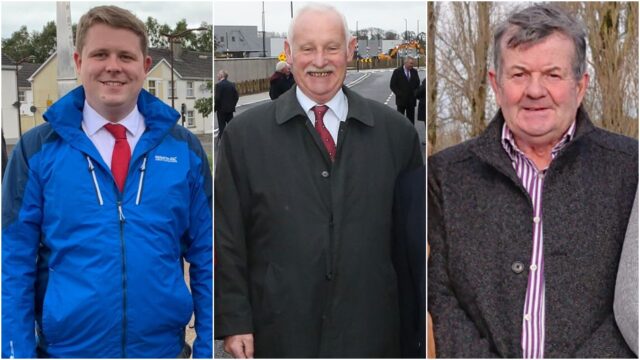 Laois County Councillors Conor Bergin, Paddy Bracken and Ollie Clooney clashed over the allocation of funding for local roads