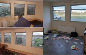 Portlaoise Athletics Club damage 8