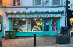 Breslin's Pharmacy on Main Street Portlaoise are moving to the Parkside Shopping Centre
