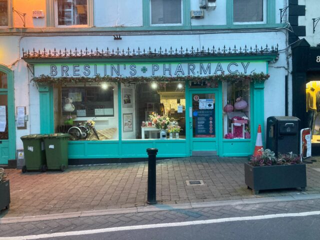 Breslin's Pharmacy on Main Street Portlaoise are moving to the Parkside Shopping Centre