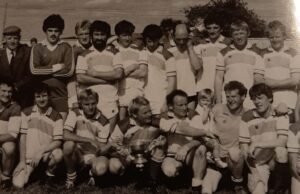 The Crettyard team that won the Laois intermediate football title in 1984