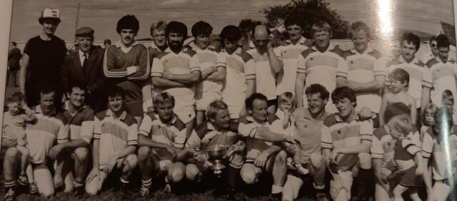 The Crettyard team that won the Laois intermediate football title in 1984