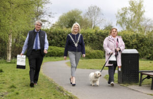 Laois County Council's Anti dog fouling campaign was launched this week