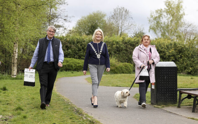 Laois County Council's Anti dog fouling campaign was launched this week