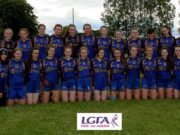 The Sarsfields team that won the delayed 2020 U-16 'A' ladies football final