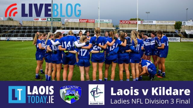 Live Blog of the Ladies Football League Division 3 game between Laois and Kildare