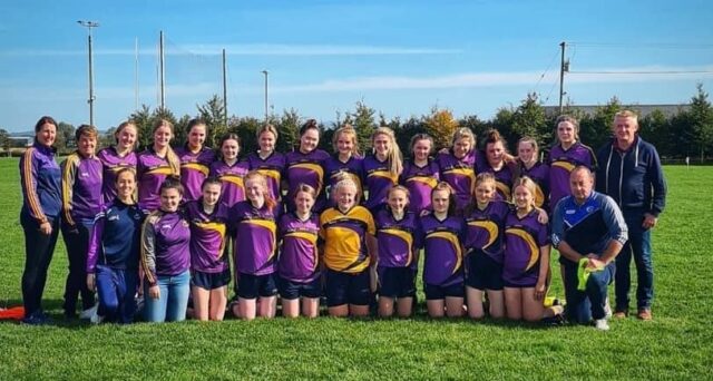 The St Brigid's U-16 ladies football team that won the 2020 U-16 'B' final